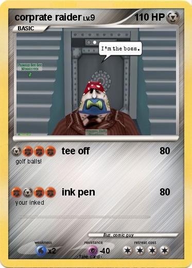 Pokemon corprate raider