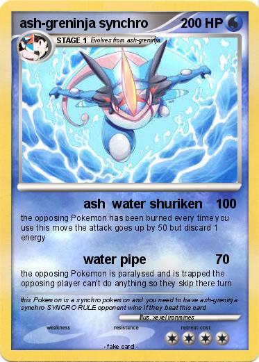 Pokemon ash-greninja synchro