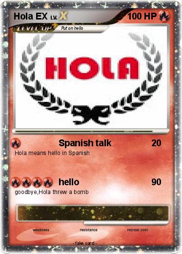 Pokemon Hola EX