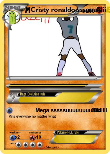Pokemon Cristy ronaldo sssuuuiiiii