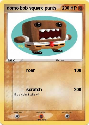 Pokemon domo bob square pants