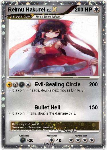 Pokemon Reimu Hakurei