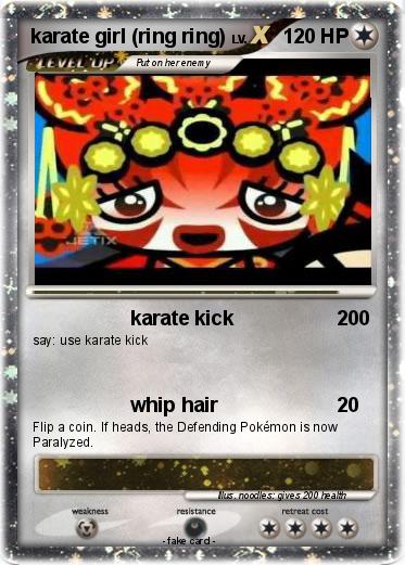 Pokemon karate girl (ring ring)