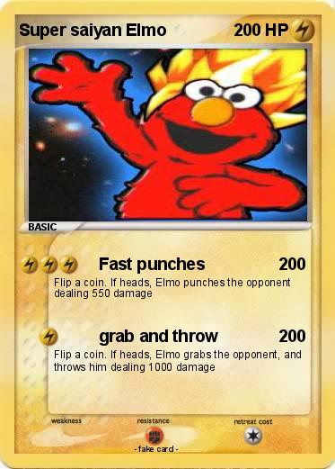 Pokemon Super saiyan Elmo