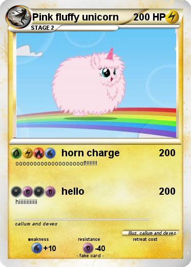 Pokemon Pink fluffy unicorn