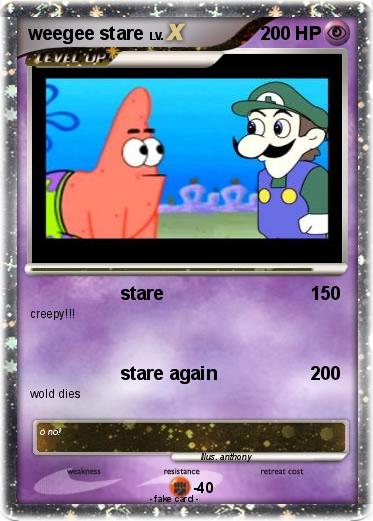 Pokemon weegee stare