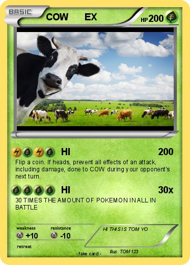 Pokemon COW      EX