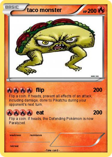 Pokemon taco monster