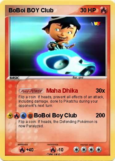 Pokemon BoBoi BOY Club