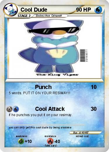 Pokemon Cool Dude