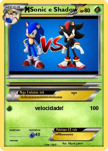 Pokemon Sonic e Shadow