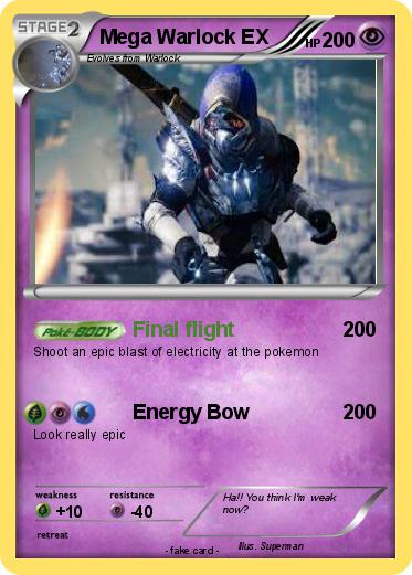 Pokemon Mega Warlock EX