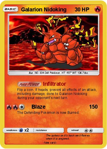 Pokemon Galarion Nidoking