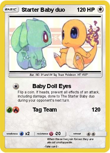Pokemon Starter Baby duo