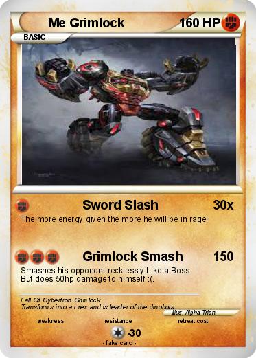 Pokemon Me Grimlock
