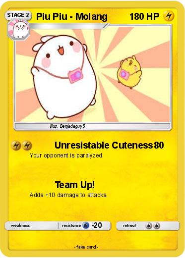 Pokemon Piu Piu - Molang
