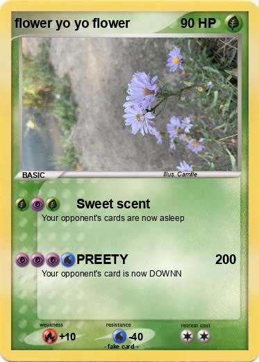 Pokemon flower yo yo flower