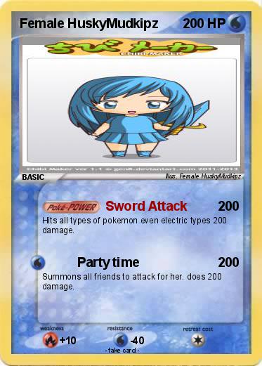 Pokemon Female HuskyMudkipz