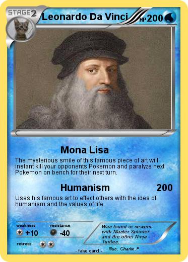 Pokemon Leonardo Da Vinci
