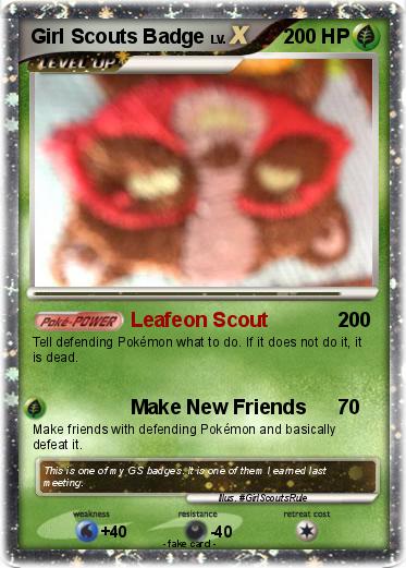 Pokemon Girl Scouts Badge