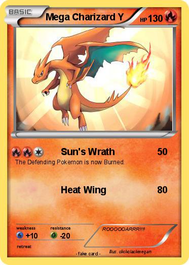 Pokemon Mega Charizard Y