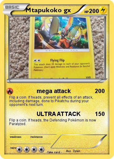 Pokemon Mtapukoko gx