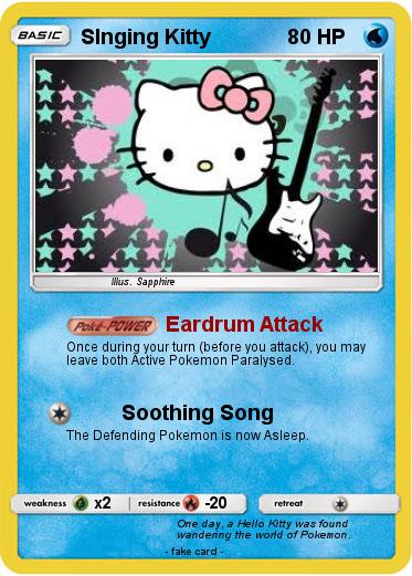 Pokemon SInging Kitty