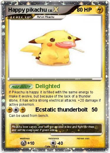 Pokemon Happy pikachu