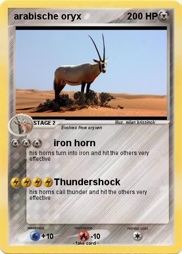 Pokemon arabische oryx