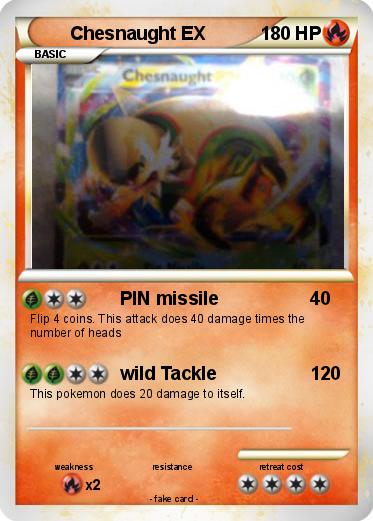 Pokemon Chesnaught EX