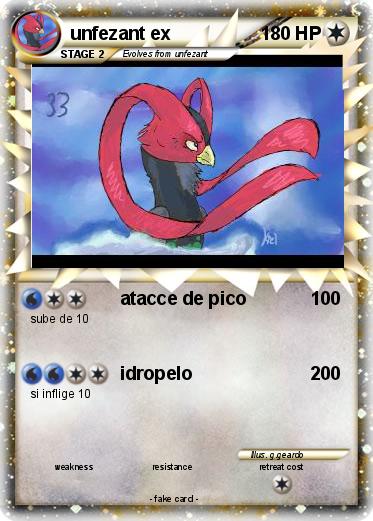 Pokemon unfezant ex