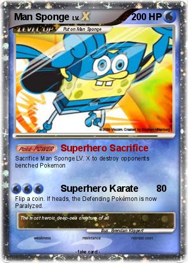 Pokemon Man Sponge