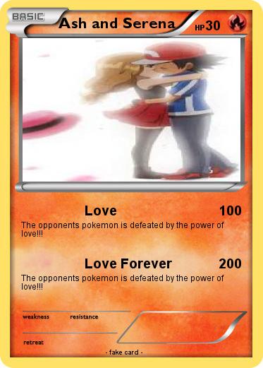 Pokemon Ash and Serena