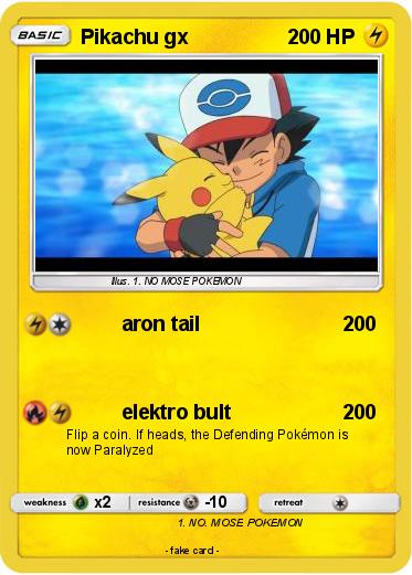 Pokemon Pikachu gx