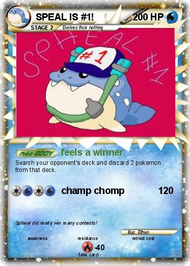 Pokemon SPEAL IS #1!