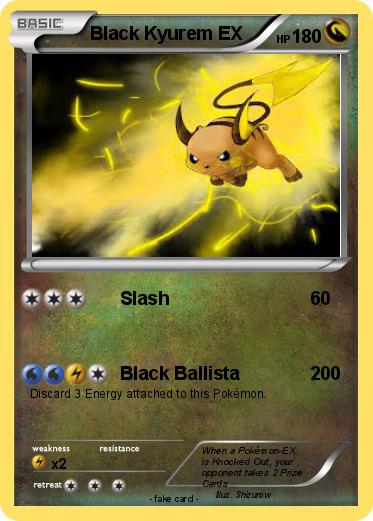 Pokemon Black Kyurem EX