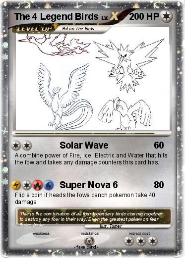 Pokemon The 4 Legend Birds