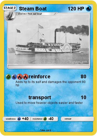Pokemon Steam Boat