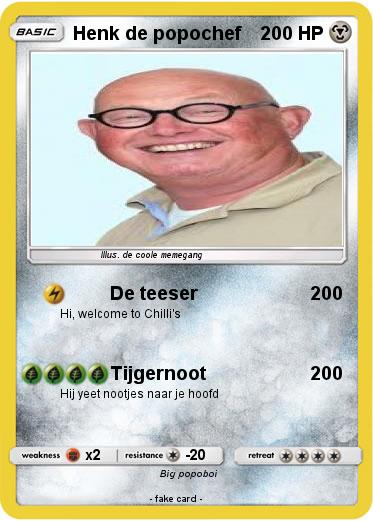 Pokemon Henk de popochef