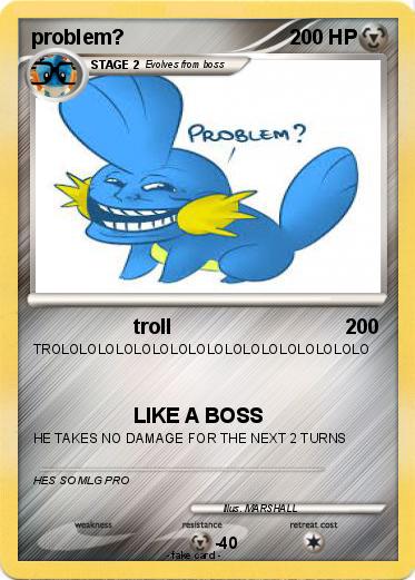 Pokemon problem?