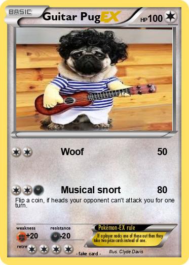 Pokemon Guitar Pug
