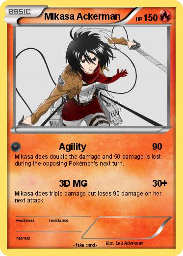 Pokemon Mikasa Ackerman