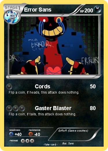 Pokemon Error Sans