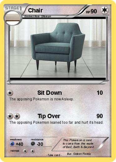 Pokemon Chair