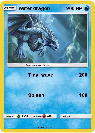 Pokemon Water dragon