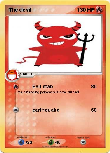 Pokemon The devil