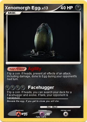 Pokemon Xenomorgh Egg