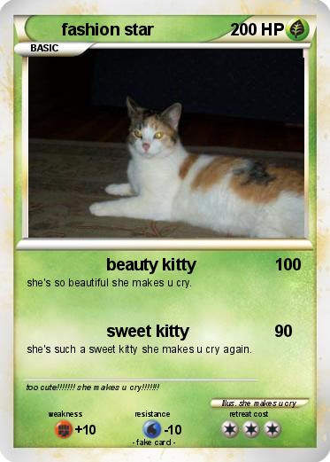 Pokemon fashion star