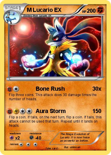Pokemon M Lucario EX
