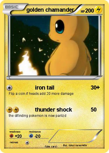 Pokemon golden chamander